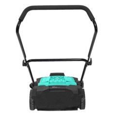 Mechanische Handkehrmaschine 2 rotierende Bürsten 27 cm Behälter