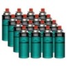 Pack 16 Cartouches de Gaz 227g Butane UN2037 Sécurité Sans Fuite INT