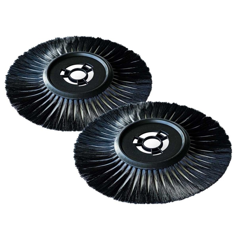 Lot de 2 Brosses latérales pour Balayeuse INTEC - Largeur totale 63