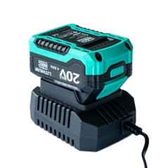 Pack Batterie lithium 4Ah + Chargeur 20V - Autonomie 4h - Recharge r