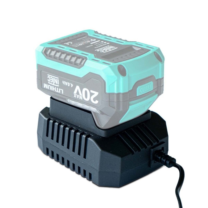 Cargador de Batería 20V Litio 4Ah Carga Rápida 21.5V