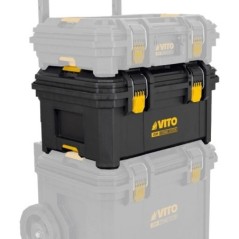 Servante d'atelier modulable 3 éléments 111 L 139 kg Roues Ø