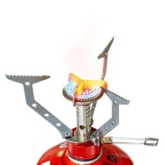 Réchaud gaz pliable 4.5 kW turbo anti-vent ultra-léger 103g KEMPER