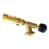 Gas welding torch with brass nozzle flame
