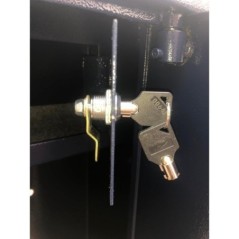 Armário Cofre 3 Espingardas Tesouro - Fechadura Dupla