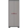 Storage Cabinet 38x39x173 cm 2 Doors 3 Shelves