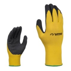 Set van 12 Nitril Antislip Beschermhandschoenen Maat