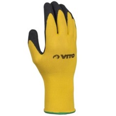 Paquete de 12 Guantes de Protección Nitrilo Antideslizantes Talla