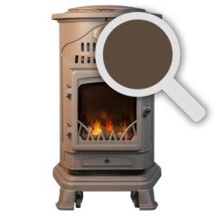 Gasofen Gusseisen 3.4KW Braun - Autonomie 60h - Zündung