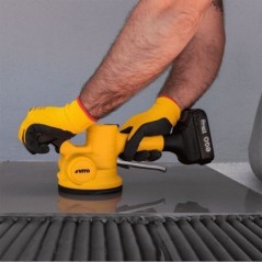 Ventosa vibrante para azulejos sin cable 20V 130mm capacidad 50Kg