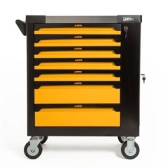 Servante d'atelier 7 tiroirs 221 pièces Porte latérale 4