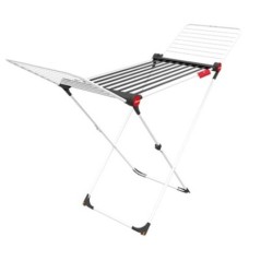 Séchoir à Linge Pliable 19m Tubes Anti-plis Pieds en X VILEDA