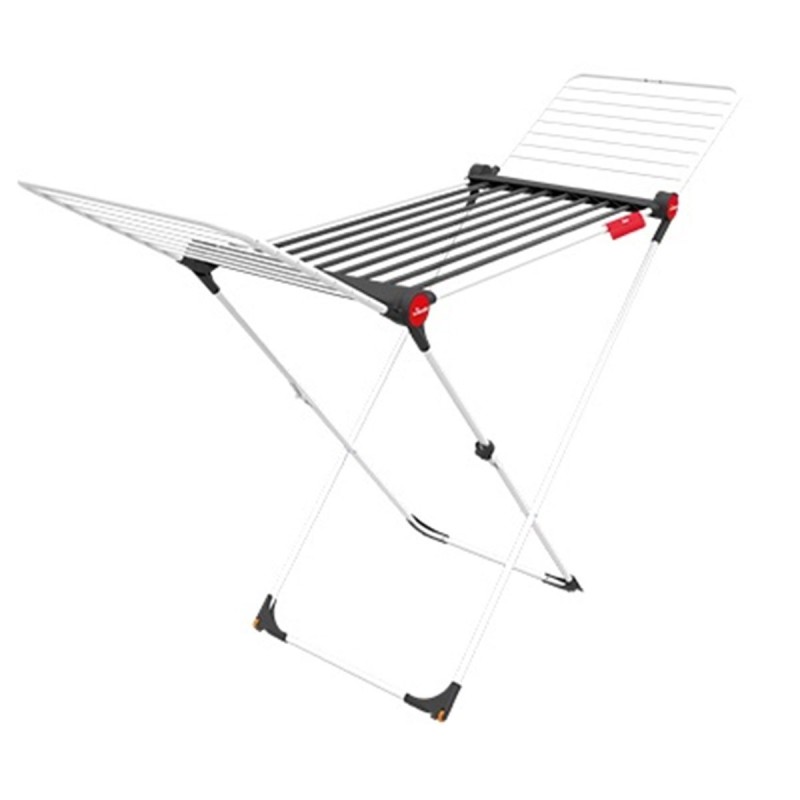 Séchoir à Linge Pliable 19m Tubes Anti-plis Pieds en X VILEDA