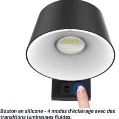Lampe LED Solaire 5.26W 1000 Lumens Détecteur Infrarouge