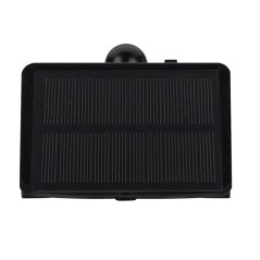 Lampada LED solare 2W Nera Sensore Movimento 120° Batteria