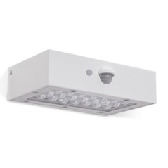 Lampe LED Solaire 3W Applique Murale Blanche 350 Lumens Détecteur Mo
