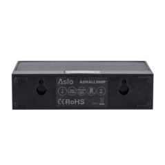 Solar LED Lamp 3W Black Wall Light with Motion Sensor