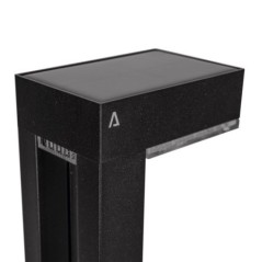 Lote de 2 balizas de jardín LED solar 100Lm Autonomía 3