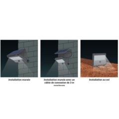 Proyector Led Solar 526W 1000 Lúmenes IP65 Ángulo Haz