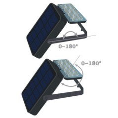 Solar LED Floodlight 7.89W IP65 Remote Control ASLO