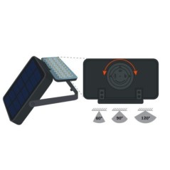 Projecteur LED Solaire 7.89W IP65 Télécommande ASLO