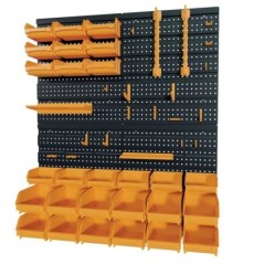 Wall-Mounted Tool Panel 66x78x1.7cm 4 Perforated Panels