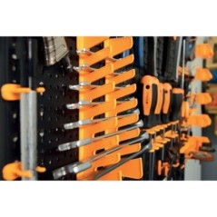 Panneau porte-outils mural 66x78x1.7cm 4 panneaux perforés