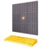 Panel de herramientas de pared 50x100 cm polipropileno modular