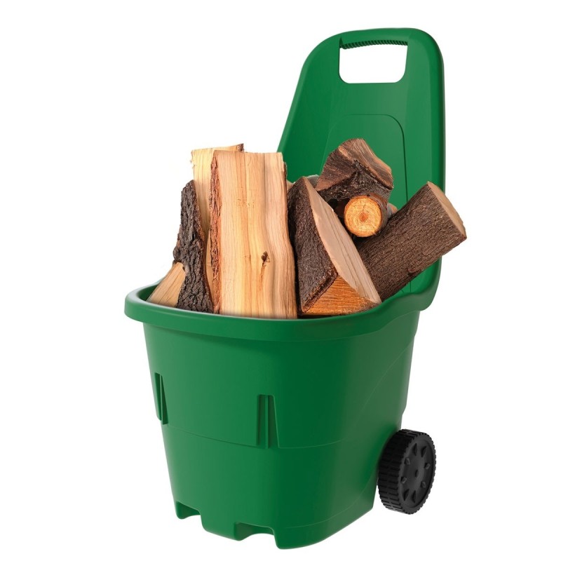 Garden Cart 43L Versatile 2 Sturdy Wheels Max Load