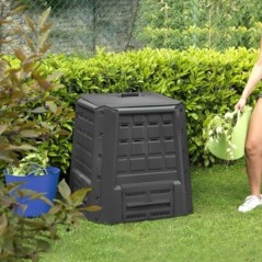 Garden Composter 380L Recyclable Plastic Walls