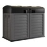 Garden Chest 146x87xH119cm 1500L Durable Polypropylene