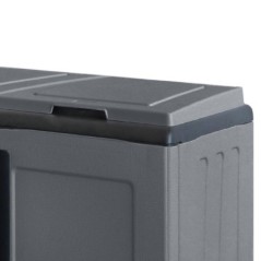 Recycling Cabinet 2 Bins Recyclable Polypropylene