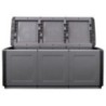 Cassa di stoccaggio 330L Grigio/Nero 138 x 53 x H57cm