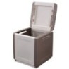 Storage Chest 130L Beige/Taupe Transport Handles