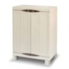 Armoire de rangement 2 portes 2 étagères 50kg max polypropylène INTE