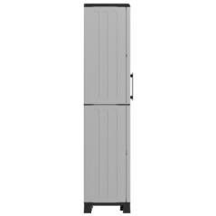 Armoire de rangement 2 portes 4 étagères modulables