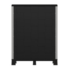 Armario de almacenamiento Gris 68x37x90cm 2 puertas Bisagras