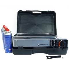 Plancha gaz portable 2300W plaque antiadhésive surface