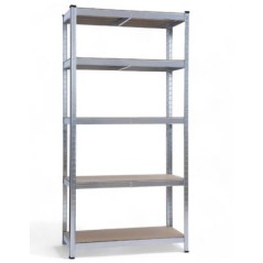 Regal 5 Modulare Böden 90x40x180cm Belastung 175kg Stahl