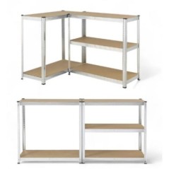 Estante 5 Prateleiras Moduláveis 90x40x180cm Carga 175kg Aço