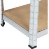 Modular 5-Shelf Rack 90x40x180cm Load 175kg Steel