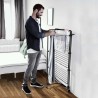 Étendoir à linge 3 étages Pliable sur roulettes Acier allié VILEDA