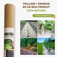 Tecido de cobertura 0.6x100m Biodegradável Antiervas KZ