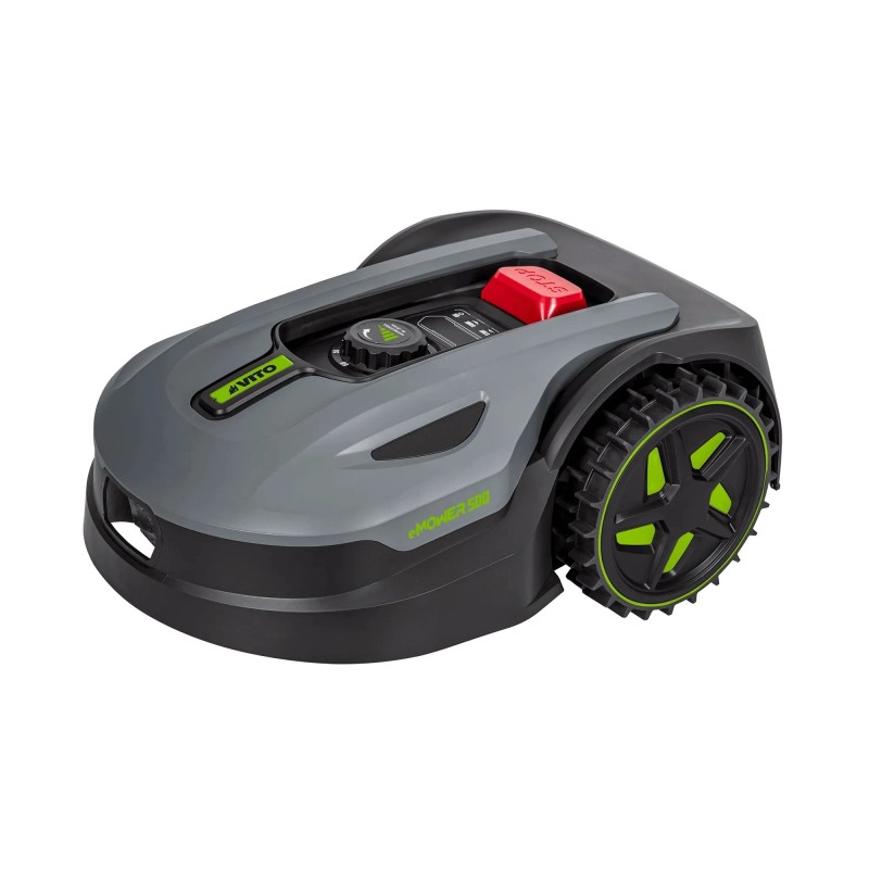 Robô Cortador de Grama 500m² 20V 2.5Ah Autonomia 90min Motor Brushless VITO