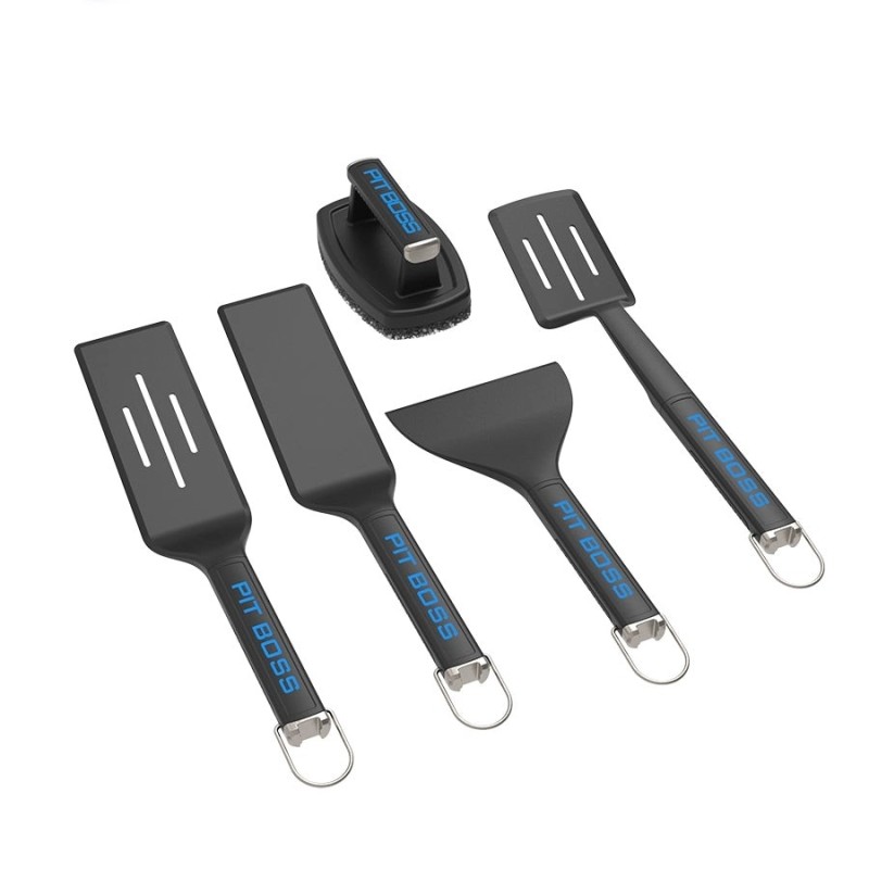 Kit 5 Ustensiles Barbecue, Plancha, Plaque de Cuisson