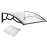 Door Canopy 100x120cm Polycarbonate Anti-UV Thickness 4mm