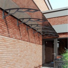 Polycarbonaat Deurluifel 4mm Anti-UV Veilige Bevestiging