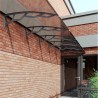 Toldo de Puerta Policarbonato Alveolar 4mm Anti-UV Fijación Segura