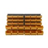 Wall-Mounted Tool Panel 30 Removable Bins Durable Polypropylene