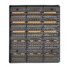 Panel Organizador de Herramientas de Pared 15 Bandejas Extraíbles